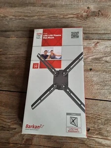 Fixed Medium LED/LCD/Plasma Wall Mount Barkan Up To 56" - Picture 1 of 12