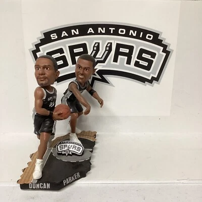 Двойная качающаяся голова San Antonio Spurs Tim Duncan Tony Parker - Изображение 1 из 4