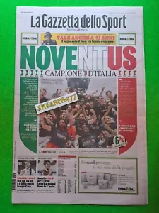 JUVENTUS CAMPIONE D'ITALIA 2019/20 GAZZETTA DELLO SPORT 27/07/2020 NOVENTUS - Foto 1 di 1