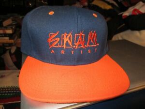 NEUF AVEC ÉTIQUETTE S.K.A.M. Logo Artist CAPTN20 bleu avec chapeau orange 