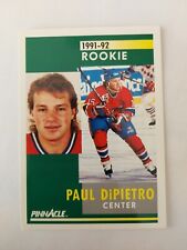 1991-92 Pinnacle Rookie #350 Paul DiPietro Montreal Canadiens