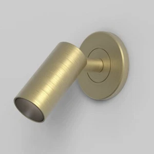 1407005 ASTRO READER MICRO RECESSED UNSWITCHED MATT GOLD - Picture 1 of 2
