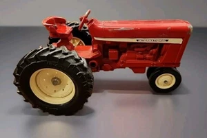 ERTL International Vintage Red Toy Tractor 351 w/ 18-4-34 Wheels 8.5" - Picture 1 of 7