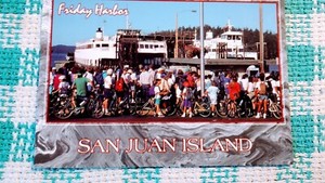 POST CARD PUGET SOUND STATE FERRIES FRIDAY HARBOR WA