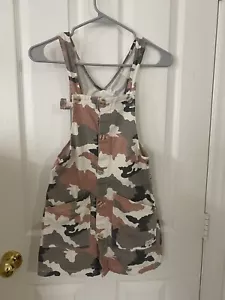 Zara Kids Camo Denim Jean Dress Size 9 Girls - Picture 1 of 6