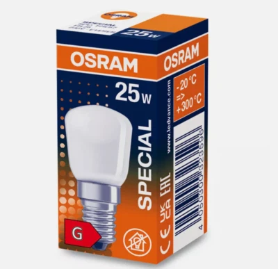 Osram Kühlschranklampe 25W E14 MATT Glühbirne Glühlampe 25 Watt Nähmaschine - Bild 1 von 2