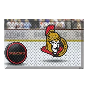 Fanmats NHL Ottawa Senators Scraper Mat Door Mat 20" x 30"  - Picture 1 of 1
