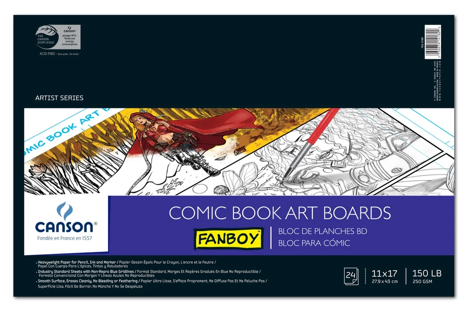 Fanboy Comic Book Art Boards 11X17 - Image 1 of 1