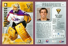 MARC ANDRE FLEURY PITTSBURGH PENGUINS NHL HOCKEY CARD SEE LIST
