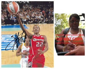 Sheryl Swoopes signed Houston Comets basketball 8x10 photo COA proof.autographed - Picture 1 of 2