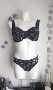 LIDEA🔸BIKINI🔸weiß schwarz🔸BÜGEL Softcup🔸Slip 38 - Oberteil 80 E - Bild 1 von 4