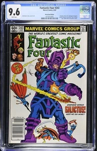 Fantastic Four #243 CGC 9.6 White Marvel Comics - NEWSSTAND - Byrne - Galactus! - Picture 1 of 2