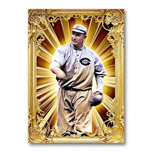 Alte Hoss Radbourn Golden Icon Karte 01/20 Starpop signiert Fine Art Print - Bild 1 von 2