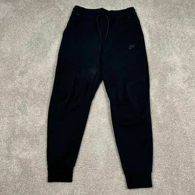 Pantalones deportivos Nike Tech polar para hombre talla mediana CU4495-010 negros Foto 1 de 4