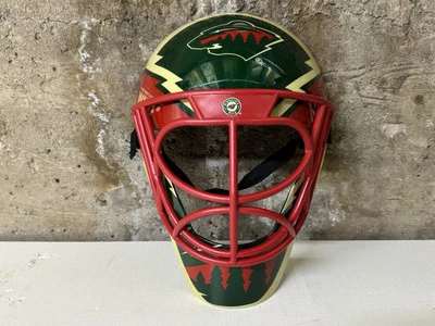 Minnesota Wild Hockey Full Size Goalie Mask Plastic Replica Souvenir Fan NHL - Image 1 of 4