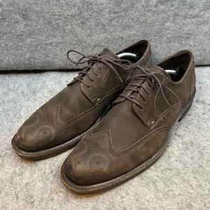Ecco Herren Budapester Elegant Schuhe Braun Leder Schnürschuhe Oxford-Schuhe Herren Größe 46 US 12 - Bild 1 von 8
