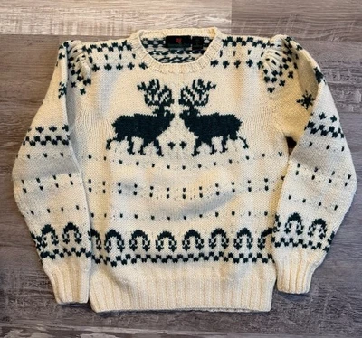 Vintage Abercrombie & Fitch 100% Wool Sweater Size L - Image 1 of 4