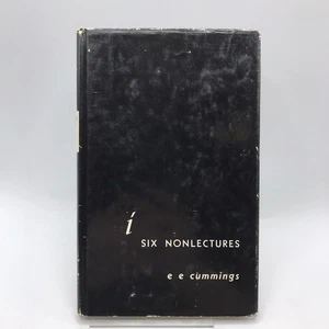 I Six Nonlectures E E Cummings Poetry Essays Literary Criticism Classic Memoir - Imagen 1 de 12