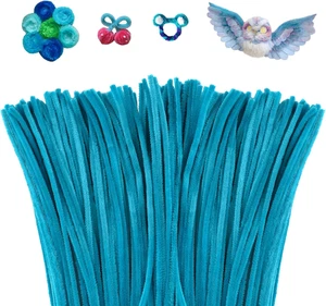 200Pcs Pipe Cleaners,Pipe Cleaners Chenille Stems for Craft, Fuzzy Sticks Christ - Picture 1 of 7