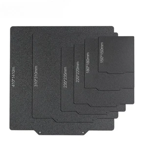 Printer Parts PEI Powder Coated Frosted Spring Steel Sheet Build Plate Base - Picture 1 of 16