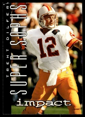 1995 SkyBox Impact Trent Dilfer Tampa Bay Buccaneers #165 - Image 1 of 2