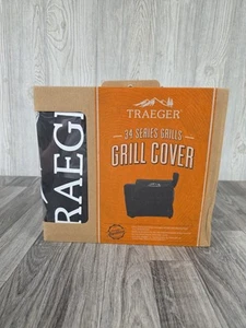 Cubierta de parrilla de longitud completa Traeger Pro 34 negra BAC380 NUEVA - Imagen 1 de 4