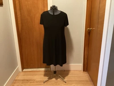 Tiana B short sleeve black dress pre owned excellent condition - Image 1 of 4