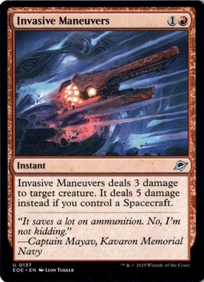 Invasive Maneuvers Edge of Eternities 137 NM MTG - Image 1 of 2