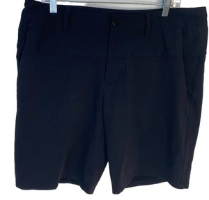 Lululemon Herrenshorts 36 schwarz 10" Schrittlänge Freizeit Chino Performance Stretch Golf - Bild 1 von 8