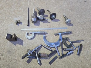 Vintage Maschinist Werkzeug Posten Werkzeug Stahl Bits Mikrometer Schneiden Bohrfutter - Bild 1 von 11