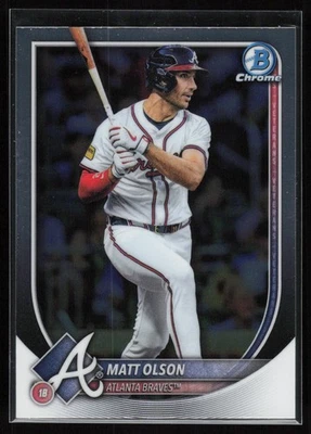 Matt Olson 2025 Bowman cromo #4 Atlanta Braves Foto 1 de 2