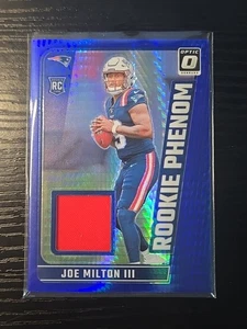 2024 Panini Donruss Optic - Rookie Phenom Joe Milton III #RPB-JMN Blue Hyper RC - Picture 1 of 2