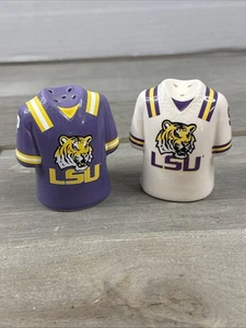 Louisiana State University LSU Tigers Jersey Salt & Pepper Shakers Memory Co - Picture 1 of 7
