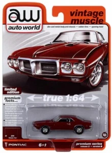 1/64 1969 PONTIAC FIREBIRD MATADOR ROT AW64402B-6 - Bild 1 von 1