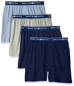 Beverly Hills Polo Club Knit Boxer Size XL Underwear 8-Pack - Picture 1 of 1