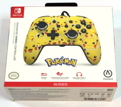 PowerA Wired Controller for Nintendo Switch - Pikachu Pokémon - Yellow Pokemon - Image 1 of 4