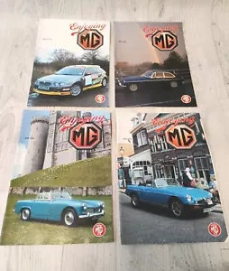 4 ENJOYING MG MGOC CLASSIC CAR MAGAZINE BUNDLE JOBLOT 2004 ZR MGB MIDGET RARE - Picture 1 of 6