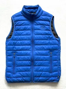 Armani Blue Gilet Jacket Body Warmer Size 48 Small Genuine Authentic - Picture 1 of 4
