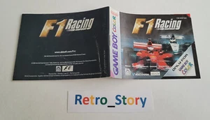 Nintendo Game Boy Color - F1 Racing Championship - Anleitung / Anleitung - EUR - Bild 1 von 1