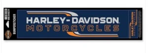 NEW-HARLEY DAVIDSON ADESIVI PARAURTI LINEATION NAVY & ORANGE-BS34031- 2 SU FOGLIO - Foto 1 di 2