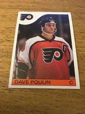 Dave Poulin Flyers 1985-86 Topps #128
