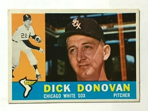 1960 Topps Baseball Card #199 Dick Donovan Chicago White Sox VGEX GREAT COLOR - Picture 1 of 2