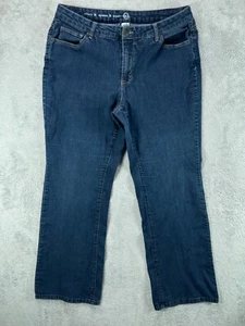 Westport W62 Damen 16 Bootcut Jeans High Rise Signature Fit Dark Wash W36 L30 - Bild 1 von 11