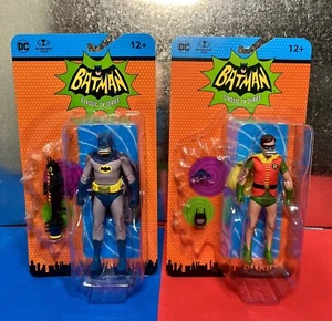 2023 McFarlane DC - Batman Classic 1966 TV Series: BATMAN & ROBIN w/ Oxygen Mask - Picture 1 of 18