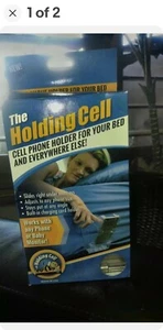 The Holding Cell---Cell Phone Holder for the Bed, Sofa, Bunk Beds, Walls, Baby a - Picture 1 of 2