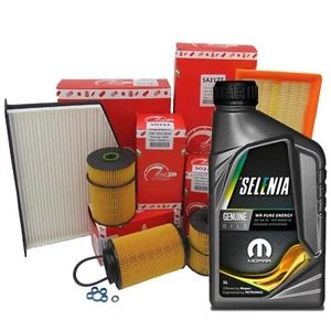 KIT TAGLIANDO SPEED FIAT PUNTO EVO 1.3 D MTJ 70 KW DAL 2009 AL 2012 SELENIA 5W30 - Imagen 1 de 4