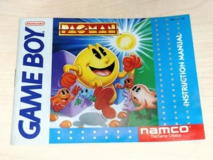 Pacman Pac Man Pac-Man OG Nintendo Gameboy Game Boy Instruction Manual ONLY - Picture 1 of 2