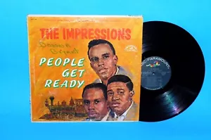 THE IMPRESSIONS -PEOPLE GET READY---1965 CHICAGO SOUL VINYL CURTIS MAYFIELD - Picture 1 of 4