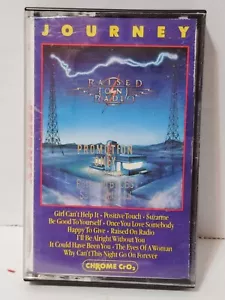 Gold PROMO Stamp JOURNEY Raised On The Radio Cassette CBS Records 1986 Rare - Picture 1 of 7