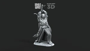 Hadler, Lieutenant - Galanthir Elves - Davale Games 3D Printed With HQ Resin - Imagen 1 de 3